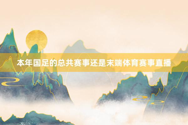 本年国足的总共赛事还是末端体育赛事直播