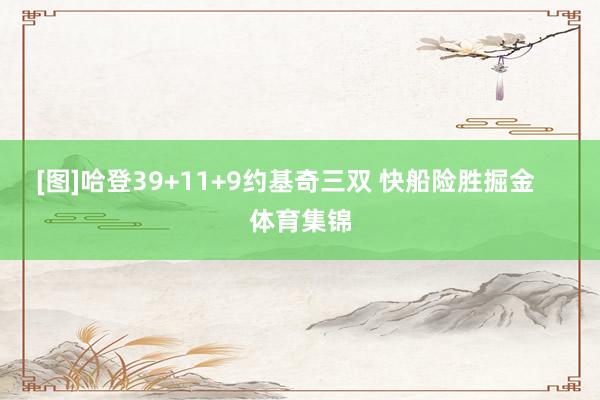 [图]哈登39+11+9约基奇三双 快船险胜掘金    体育集锦