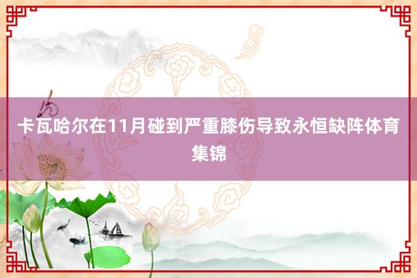 卡瓦哈尔在11月碰到严重膝伤导致永恒缺阵体育集锦