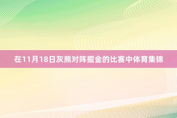在11月18日灰熊对阵掘金的比赛中体育集锦