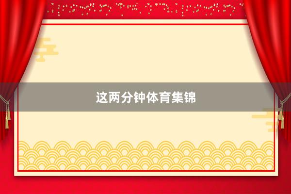这两分钟体育集锦
