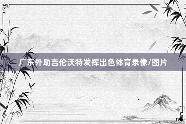 广东外助吉伦沃特发挥出色体育录像/图片