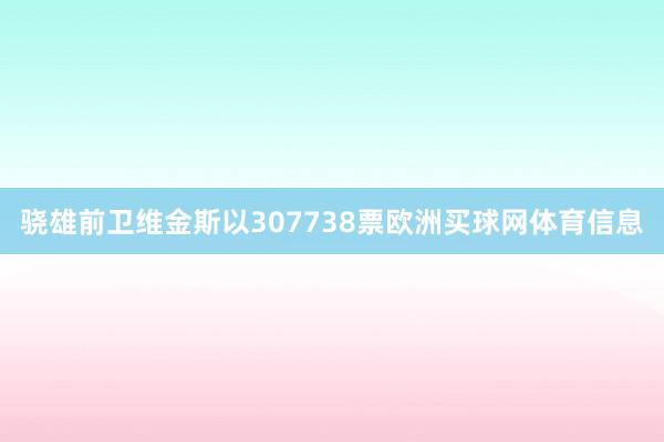 骁雄前卫维金斯以307738票欧洲买球网体育信息