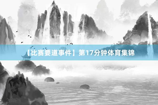 【比赛要道事件】第17分钟体育集锦