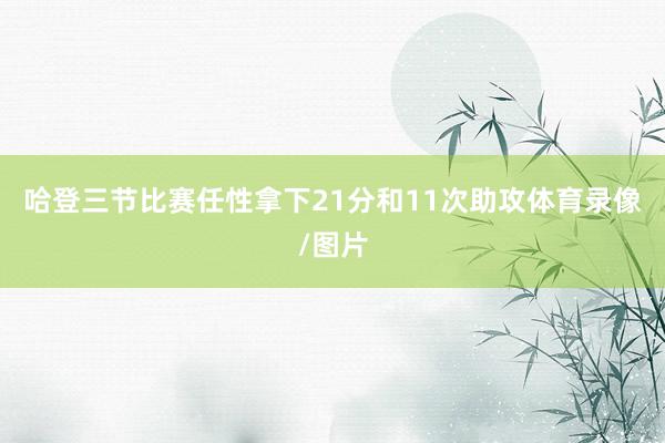哈登三节比赛任性拿下21分和11次助攻体育录像/图片