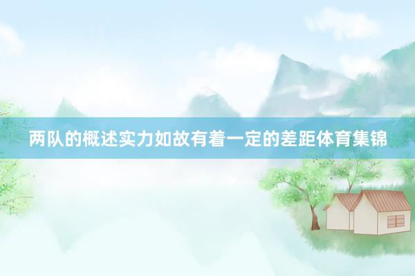 两队的概述实力如故有着一定的差距体育集锦