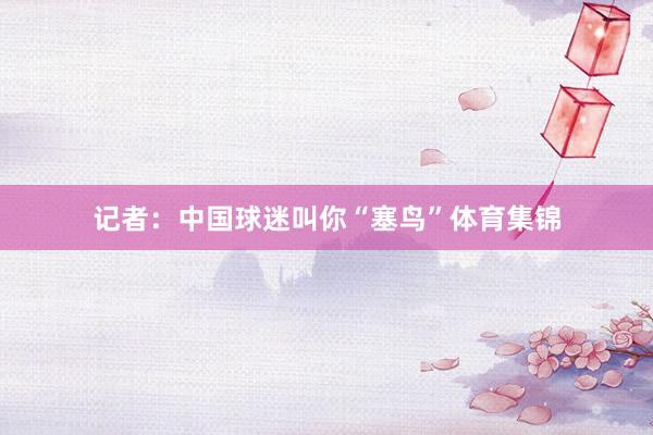 记者：中国球迷叫你“塞鸟”体育集锦