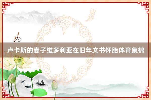 卢卡斯的妻子维多利亚在旧年文书怀胎体育集锦