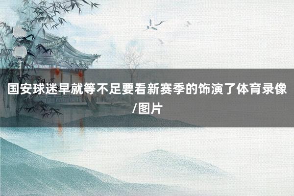 国安球迷早就等不足要看新赛季的饰演了体育录像/图片