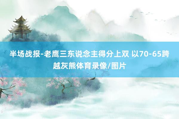 半场战报-老鹰三东说念主得分上双 以70-65跨越灰熊体育录像/图片