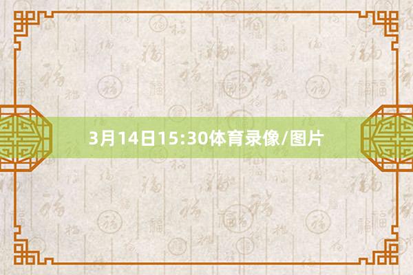 3月14日15:30体育录像/图片