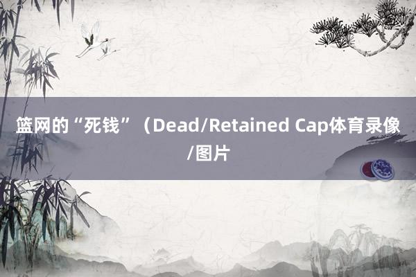 篮网的“死钱”（Dead/Retained Cap体育录像/图片