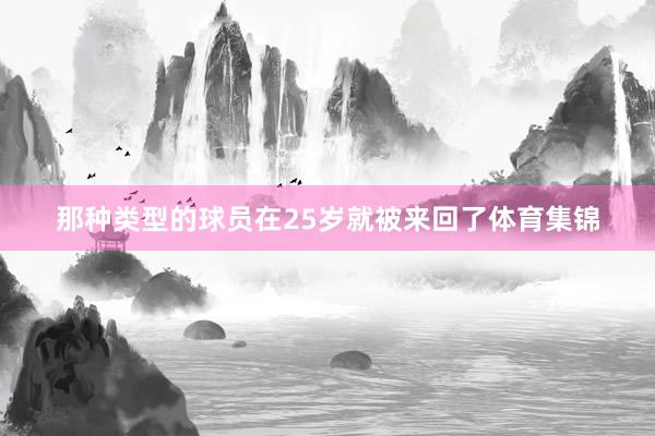 那种类型的球员在25岁就被来回了体育集锦