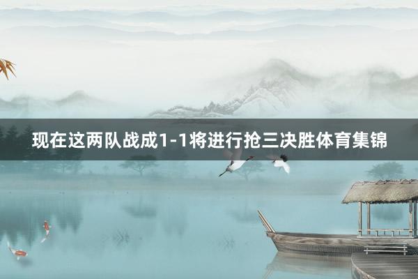 现在这两队战成1-1将进行抢三决胜体育集锦
