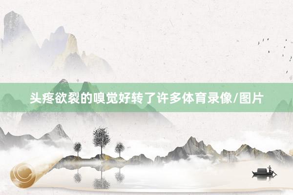 头疼欲裂的嗅觉好转了许多体育录像/图片