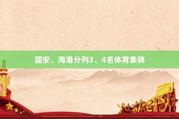 国安、海港分列3、4名体育集锦
