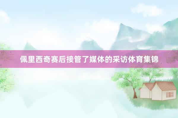 佩里西奇赛后接管了媒体的采访体育集锦