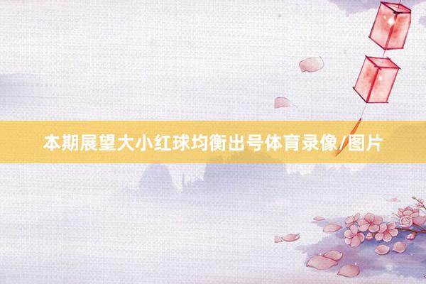 本期展望大小红球均衡出号体育录像/图片