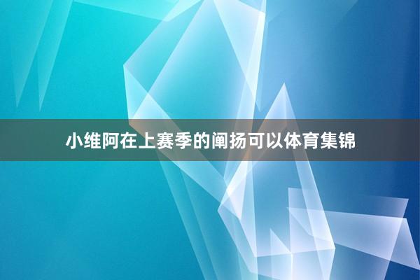 小维阿在上赛季的阐扬可以体育集锦