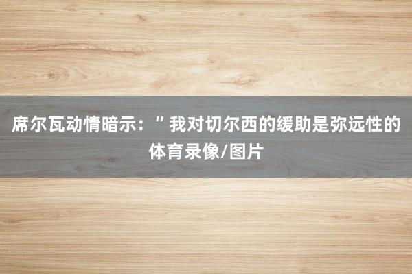 席尔瓦动情暗示：”我对切尔西的缓助是弥远性的体育录像/图片