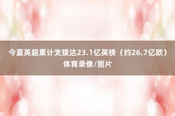 今夏英超累计支拨达23.1亿英镑（约26.7亿欧）体育录像/图片