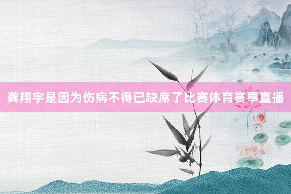 龚翔宇是因为伤病不得已缺席了比赛体育赛事直播